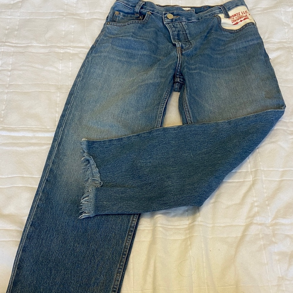 MONSE Blue Straight Leg Jeans
